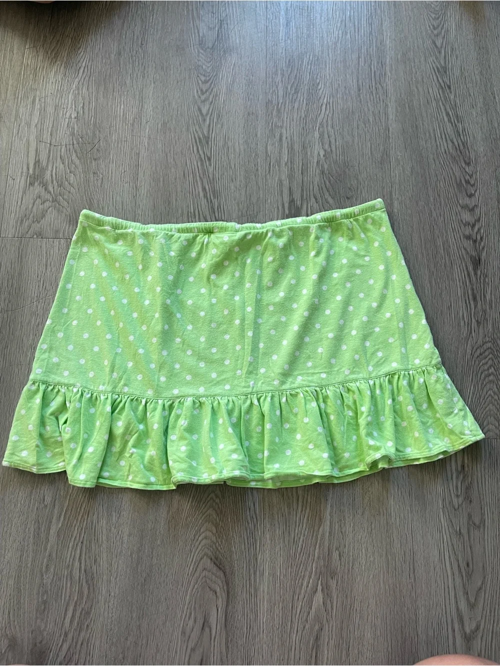 Y2K J.Crew polka dot mini skirt